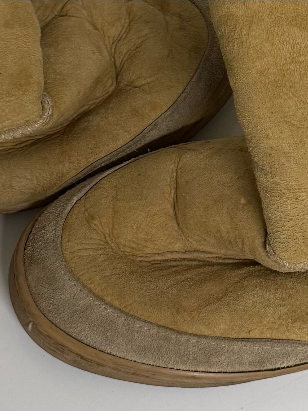 UGG Suede Ankle Booties - Chestnut M10 - Picture 5 of 9